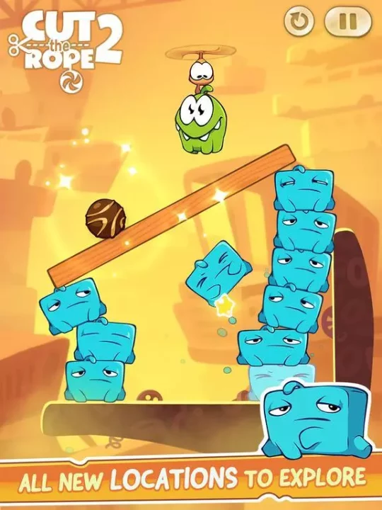 -Cut the Rope 2-游戏截图-好玩游戏库