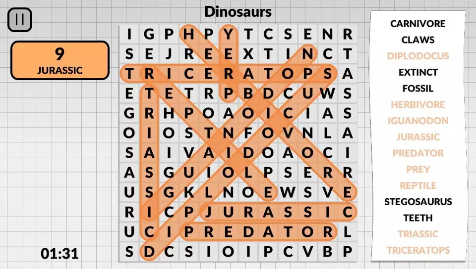 -Word Search by POWGI-游戏截图-好玩游戏库