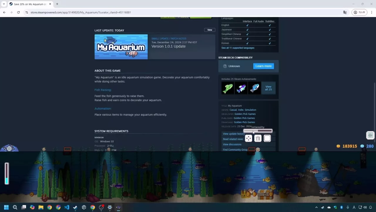 -My Aquarium-游戏截图-好玩游戏库