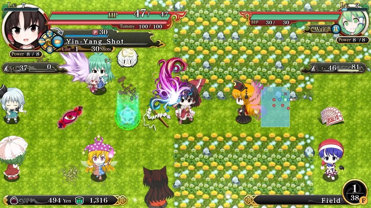 Touhou Genso Wanderer -Reloaded- / 不可思议的幻想乡TOD -RELOADED- / 不思議の幻想郷TOD -RELOADED