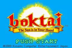 Boktai: The Sun Is in Your Hand