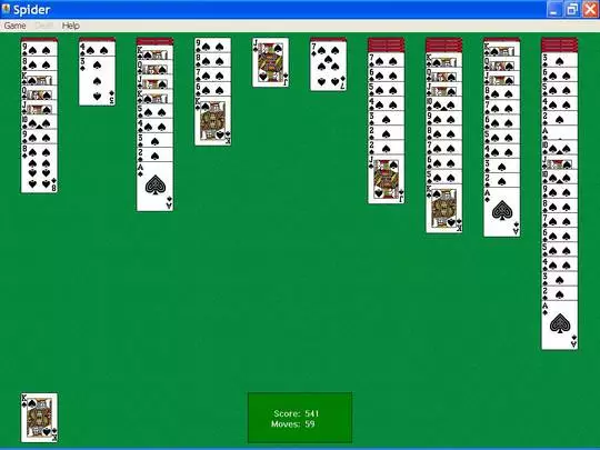 -Spider Solitaire (Microsoft)-游戏截图-好玩游戏库