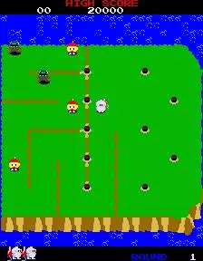 -Dig Dug II (1985)-游戏截图-好玩游戏库