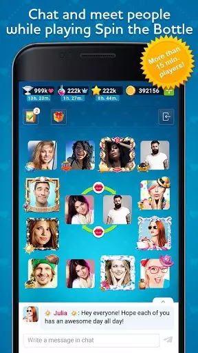 Kiss Kiss: Spin the Bottle for Chatting & Fun