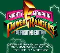 Mighty Morphin Power Rangers: The Fighting Edition