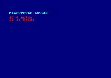 -Microprose Soccer-游戏截图-好玩游戏库