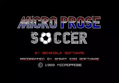 -Microprose Soccer-游戏截图-好玩游戏库