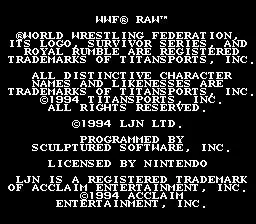 -WWF Raw-游戏截图-好玩游戏库