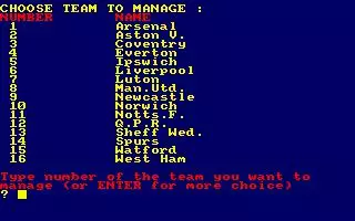-Football Manager (1982)-游戏截图-好玩游戏库