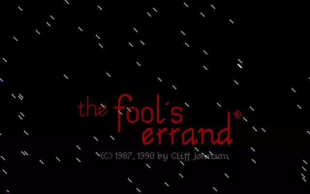 The Fool’s Errand