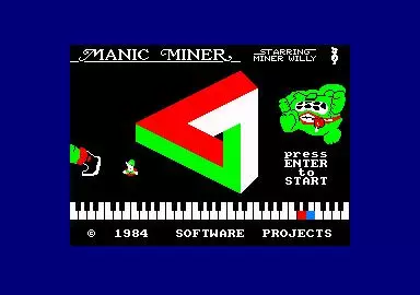 -Manic Miner (1983)-游戏截图-好玩游戏库