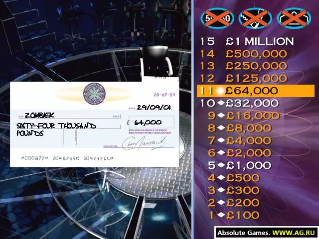 -Who Wants to Be a Millionaire? 2nd UK Edition-游戏截图-好玩游戏库