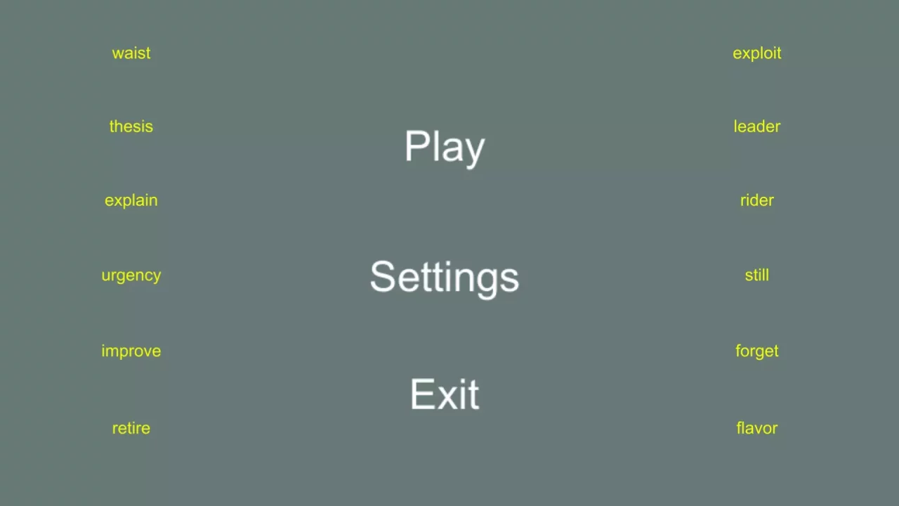 -Word Typing Game-游戏截图-好玩游戏库